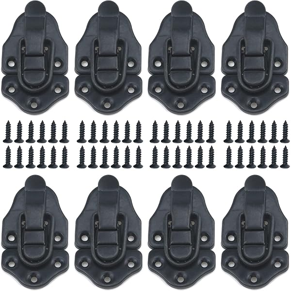 LBTODH Retro Duckbill Toggle Latch – 2-Pack Antique Hasp Latch With Padlock Hole – For Jewelry Box, Cabinet, Toolbox, Suitcase