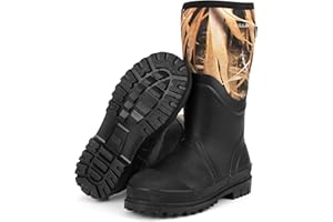 GUGULUZA Neopren Isoliert Gummistiefel für herren Jagd Angeln Hof warme Wasserdicht Stiefel