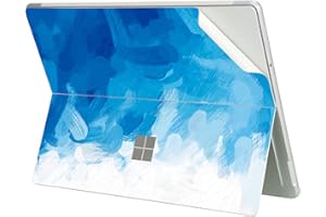 Digi-Tatoo Ultra Thin Protective Tablet Cover Skin Decal Sticker for Microsoft Surface Pro 8 (2021 Release) 13", Easy Apply, Anti-Scratch, Residue Free Vinyl Skin [Blue Paint]