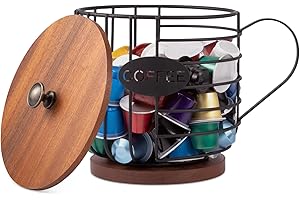HAQIUHETO cápsulas de café para cápsulas Nespress o Dolcegusto, soporte de cápsulas para Nespresso Vertuoline Capseln (45+cápsulas) Negro