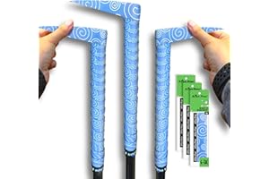 Alien Pros Cintas de Agarre para Palos de Golf, Pack de 3/6/12/24 Cintas Adhesivas Antideslizantes, Fáciles de Colocar en 1 Minuto