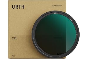 Urth CPL-filter 62 mm | Flerskiktsbeläggning, HD optiskt glas – polarisering för kameraobjektiv