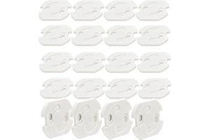 BIGTEC zabezpieczenia do gniazdek ochrona do kontaktów 20 sztuk zaślepki do gniazdek zatyczki z mechanizmem obrotowym zatyczki