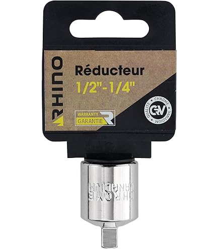 Adattatore Riduttore Da 1/2 A 3/8 Pollici Per Attacchi A Percussione - In Cromo Vanadio, Per Uso Con Cricchetti