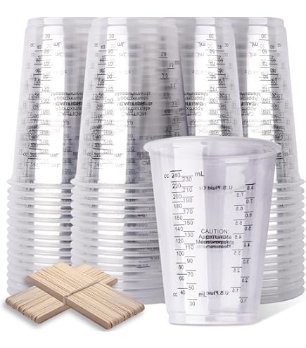 Kit 120 bicchieri e 100 bastoncini per resina - Resiners