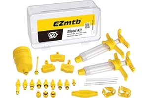 AMUSINGTAO Bike Brake Bleed Kit Mountain Bike Hydraulic Disc Brake Repair Tools Brake Bleeding Set Mineral Oil for Shimano, for SRAM,Bike Brake Repair Tools