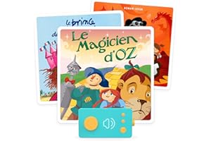 Lunii – Pack 3 Livres Audio interactifs pour Enfant dès 5 Ans – Le Magicien d'Oz, Le Prince de Motordu, Le réveil des Dragons – Pack 30 Histoires, 4h23 d'écoute - Boîte à Histoires Lunii