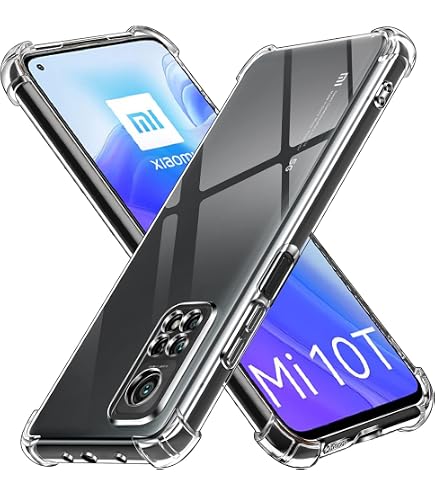 Custodia Trasparente + 2 Vetri Temperati Per Xiaomi Mi 10T Pro 5G - Cover Morbida TPU E Pellicola Lupo Solitario
