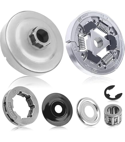 3pcs 3/8in 7T Pignon De TronçOnneuse, 68210 Pignon De Jante D De Chaine Pieces De Rechange De Tronconneuse Pour 030 031 032 038 041 044 046 064066 Ms361 Ms362 Ms440 85481918