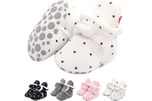 EDOTON Stivaletti Neonato, Stivaletti Bambine Stivali Invernali per Neonato Unisex Scarpe Primi Passi Bambina Inverno Caldo Fondo Morbido Carina Stivali Anti Scivolo Stivali 0-18 Mesi