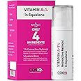 Cos-IQ 1% Vitamin A Granactive Retinoid in Squalane Face Serum | Only 4 Ingredients Vit-A Anti Ageing Retinol Night Serum for Wrinkles, Fine Lines & Acne | For Women & Men | 30ml