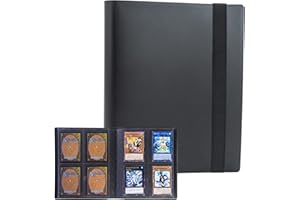 WITHYU 160 kieszonek na karty, segregator z dwustronnymi 4 kieszeniami na karty, segregator na karty