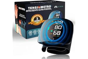 ALTHERIA® | Tensiometro de Muñeca PREMIUM Digital | Tensiometro de Brazo y Medidor Tension Arterial con VOZ EN ESPAÑOL | Pulsometro AJUSTABLE 13cm a 22cm de muñeca | Uso Doméstico