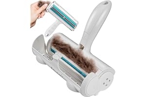 Bailey & buddies Pet Hair Remover Roller - Reusable Lint Roller for Effortless Pet Hair Removal - Ideal for Dogs & Cats - Easy Clean for Carpets, Sofas, Bedding, Furniture & Rugs - Eco-Friendly