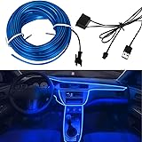 Striscia LED Auto,5v LED Auto Interni,Strisce Led con Porta USB,Accessori Auto con LEDs Impermeabile,Luci abitacolo Auto Stri