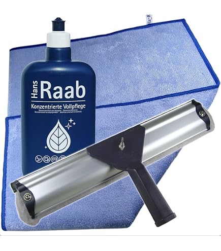 Spatola Tira Acqua Per Vetri Ha-Ra, Larghezza 19 Cm, Per Pulizia Professionale Senza Aloni - 2