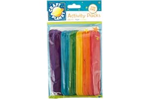 Craft Planet- Bastoncini Lecca, Colori Assortiti, 25 (XL), CPT 6681110