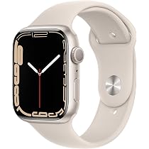 Apple Watch Series 7 Aluminiumgehäuse Polarstern mit Polarstern 