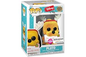 Funko Pop! Disney: Holiday - Pluto - Flocked - Esclusiva Amazon - Figura in Vinile da Collezione - Idea Regalo - Merchandising Ufficiale - Giocattoli per Bambini e Adulti - Movies Fans