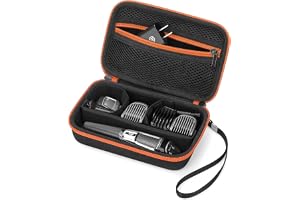 Linkidea resefodral för kroppstrimmer för män, kompatibel med Philips Multigroom-serien 5000, 7000, BG3740/40, MG7910/49, MG5910/49, resefodral för skäggtrimmer och grooming