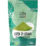 Erba di Grano in Polvere Biologica - 300g. Ricca di Vitamine Minerali e Antiossidanti. Contiene Clorofilla. Qualità Triticum 