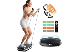 LifePro Turbo 3D Vibration Plate Exercise Machine for Home, Dual Motor Oscillation & Pulsation, Whole Body Workout Equipment