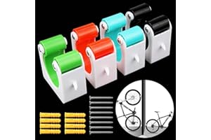 QQY 4 Pcs Bike Clips Bicycle Clips, Bike Hanger for Garage Shed, Bike Wall MTB Bicycle Storage Rack, Bicycle Wall-Mounted Storage System for Garage Basemen (Mountain Bike)