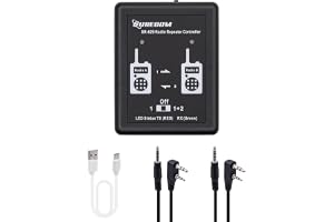 Gam3Gear Surecom SR-629 2 i 1 duplex korsband radiorepeater kontroll med radiokabel för Walkie Talkie