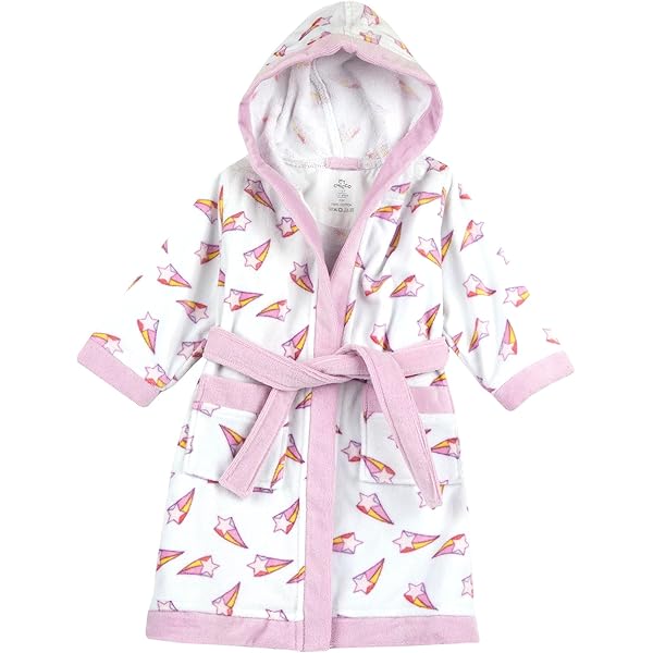 Accappatoio Con Cappuccio MINORCA Per Bambini - 100% Cotone Idrofilo 400 Gsm, Morbido E Assorbente, Lavabile A 40°, Taglia 4-6 Anni, Colore Ciclamino - Foto 7