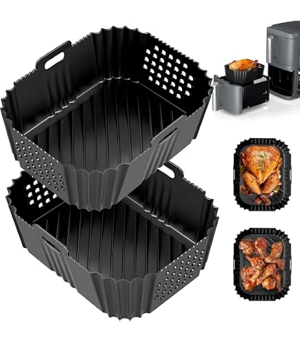Moule à Gaufres En Silicone Pour Friteuse à Air Ninja - Compatible AF300EU, AF400EU, AF451EU, SL400EU, AF500DE - 6