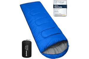 KingCamp Sacco a Pelo 4 Stagioni - Sacco a Pelo Invernale - Per Adulti e Bambini - Sacchi a Pelo Ultraleggero Compatto - Sacco a Pelo Adatto per Campeggio Trekking Escursionismo Zaino alla Spalla