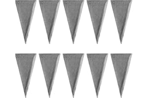 WOONEKY Triangle Wedge Reinforcement Tool Set with Replacement Hammer Wedge for Axe Handle Fixing Durable Metal Installation Supply for Home and Outdoor Use