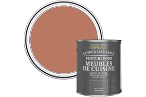 Rust-Oleum Peinture Rouge pour Meubles de Cuisine, Finition Satinée - Sienne 750ml