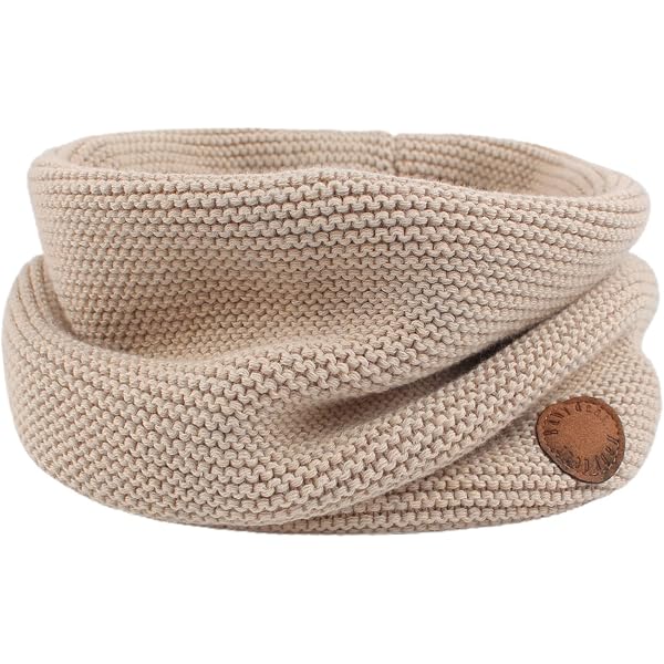Écharpe Infinity Enfants Tricotée Chaude - Cache-Cou Doux Unisexe Hiver Pour Garçons Et Filles