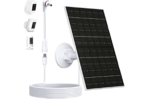 Solpanel för Ring-kamera, 7 W IP65 vattentät med USB-C