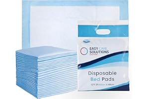 ALIA 100 x Disposable Incontinence Bed Pads 40 x 60 cm| Underpads, Bed Mats, Mattress Protectors, Incontinence Pads | Adults & Elderly, Sofa & Chair for Children | 4 Packs of 25