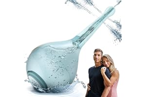 WANDGU Ducha de glúteos: 150 ml de regadera reutilizable, irrigador de ducha para lavado intestinal, ducha íntima antiretorno, bienestar y relajación mediante lavado intestinal