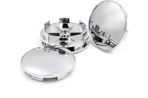 ‎RHINOTUNING RhinoTuning 4 Stück Satz 68mm Nabendeckel OD 68mm ID 62mm Radkappen Radnabendeckel Nabenabdeckung Kompatibel mit LM Wheel Volk Racing TE37 für 654F (Schwarz)