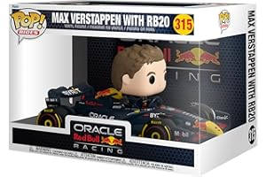 Funko POP! Rides Super Deluxe: Red Bull Racing - Max Verstappen con RB20 - Figurina in vinile da collezione - Idea regalo - Merchandising ufficiale - Giocattoli per bambini e adulti