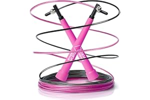 Ryher Cuerda para saltar - Kit con Comba crossfit hombre y mujer, niños y adultos - Combas de Fitness, Crossfit, Boxeo, Deporte, material para un gym gimnasio en casa