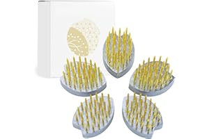 Wazakura Juego de 5 piezas de flores de Sakura Kenzan para Arreglos Florales, Hecho en Japón, Herramienta Japonesa para Ikebana Soporte de Alfileres para Flores - Set Kenzan Sakura 5PCS