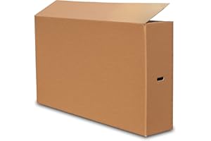 Paket AG Bicycle Box 180 x 35 x 100 cm (1800 x 350 x 1000 mm), Brown, E-Bike Cardboard, Protection for Transport, Cardboard, Max. 55 kg