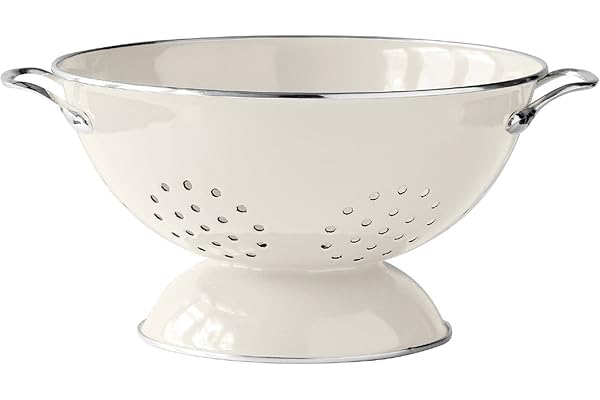 Premier Housewares 0508558 Passoire en Émail Crème