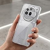 CaseOnn Nothing Phone (3a) Pro Kılıf Kamera Korumalı Darbe Emici Şeffaf Arka Kapak Tam Şeffaf