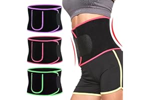 Regerly Faja Reductora Adelgazante de Neopreno 3 Piezas cinturón de sudoración para Adelgazar Abdominal para Mujer y Hombre cinturón de Sauna con Funda para teléfono móvil USA para Hacer Ejercicio