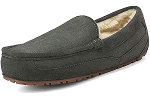 DREAM PAIRS Scarpe Basse Comfort Pantofole da Uomo Mocassini Pantofole Confortevole Inverno Indoor & Outdoor AU-LOAFER-01