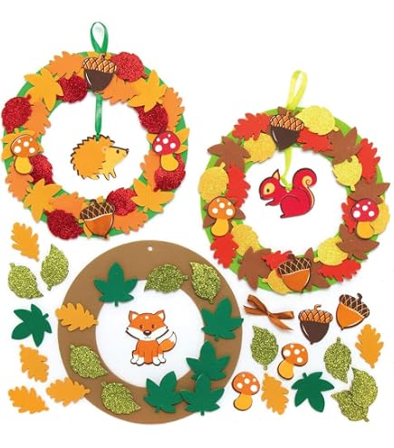 Baker Ross FX342 Kit per creare calamite a forma di barboncini con cuori - Confezione da 8, Kit per lavoretti in schiuma espansa per bambini per San Valentino