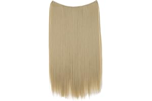 CAISHA Przedłużka 50cm 1 Wątek z Gumką Przedłużenia Doczepiane Włosy Treska Gładka Blond E113