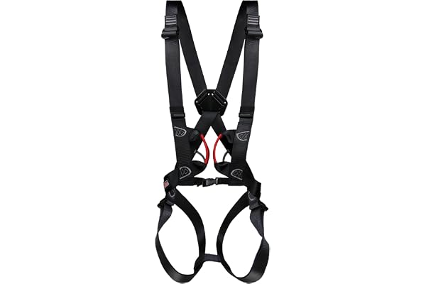 ALPIDEX Harnais d'escalade universel pour les jeunes et les adultes EN 12277 harnais complet réglable en continu
