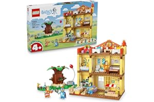 LEGO Bluey: Dom rodzinny Blue, zabawka do odgrywania ról dla dzieci, zestaw klocków dla 4-latka z minifigurkami postaci z serialu, pomysł na prezent dla dziewczynki i chłopca, dla przedszkolaka 11203